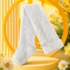 Light grey knitted pantyhose women's slimming elastic warm base socks Specification image